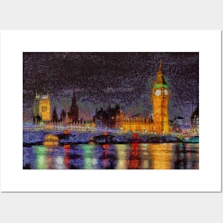 Midnight in London Posters and Art